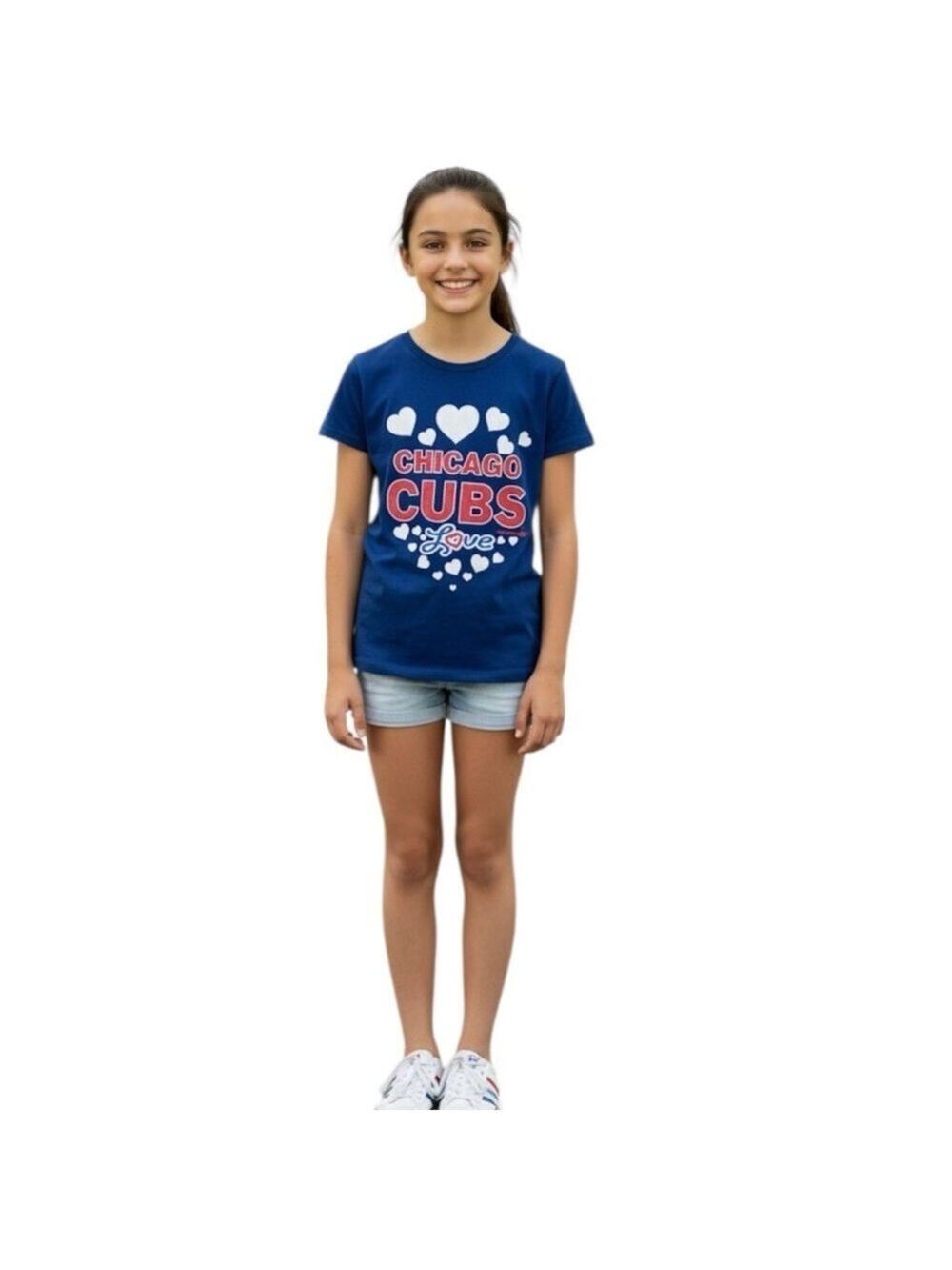 MLB Chicago Cubs Blue T-Shirt Kid's Large 10/12